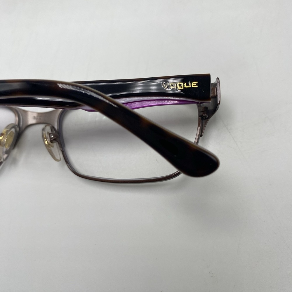 Vogue Eyeglasses FRAMES ONLY VO3918 Cat Eye 52-17-135 Black Purple 246 - Picture 10 of 16